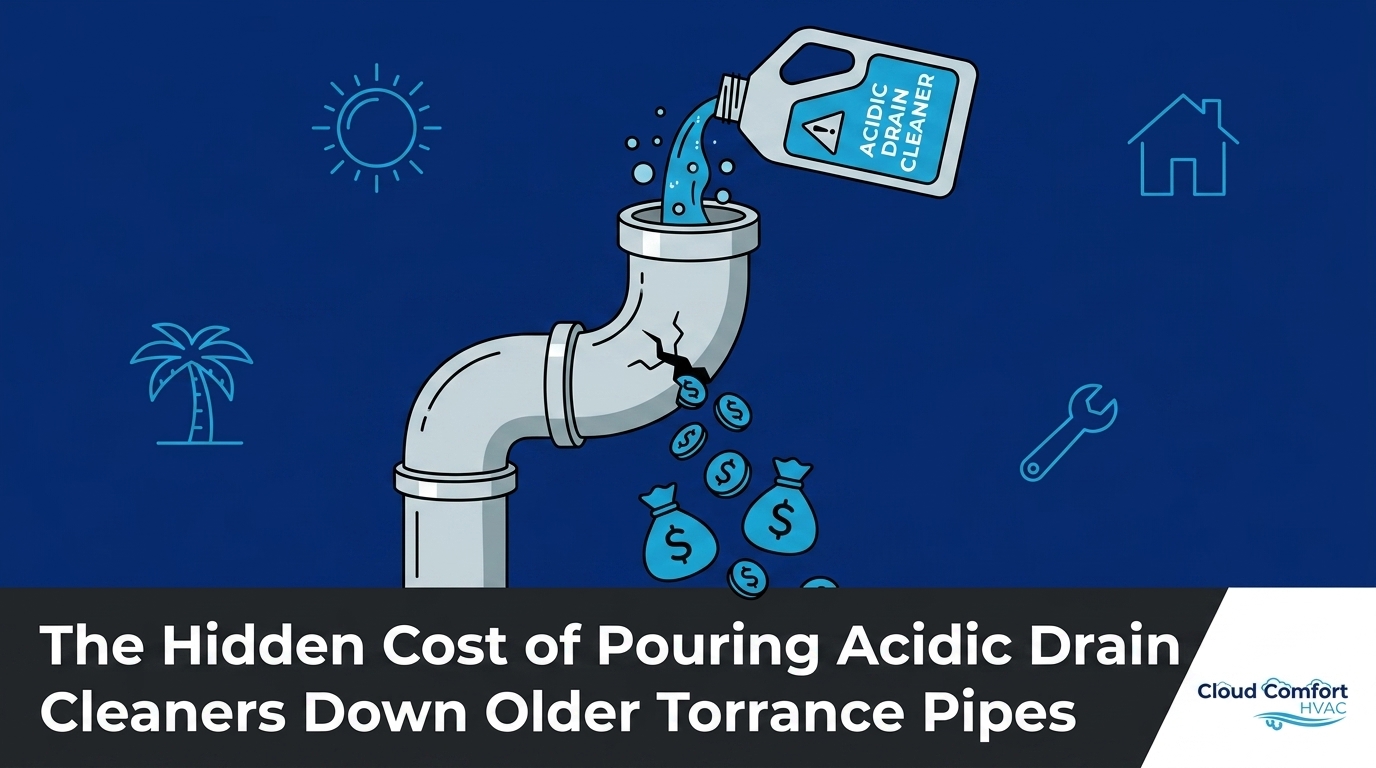 The Hidden Cost of Pouring Acidic Drain Cleaners Down Older Torrance Pipes