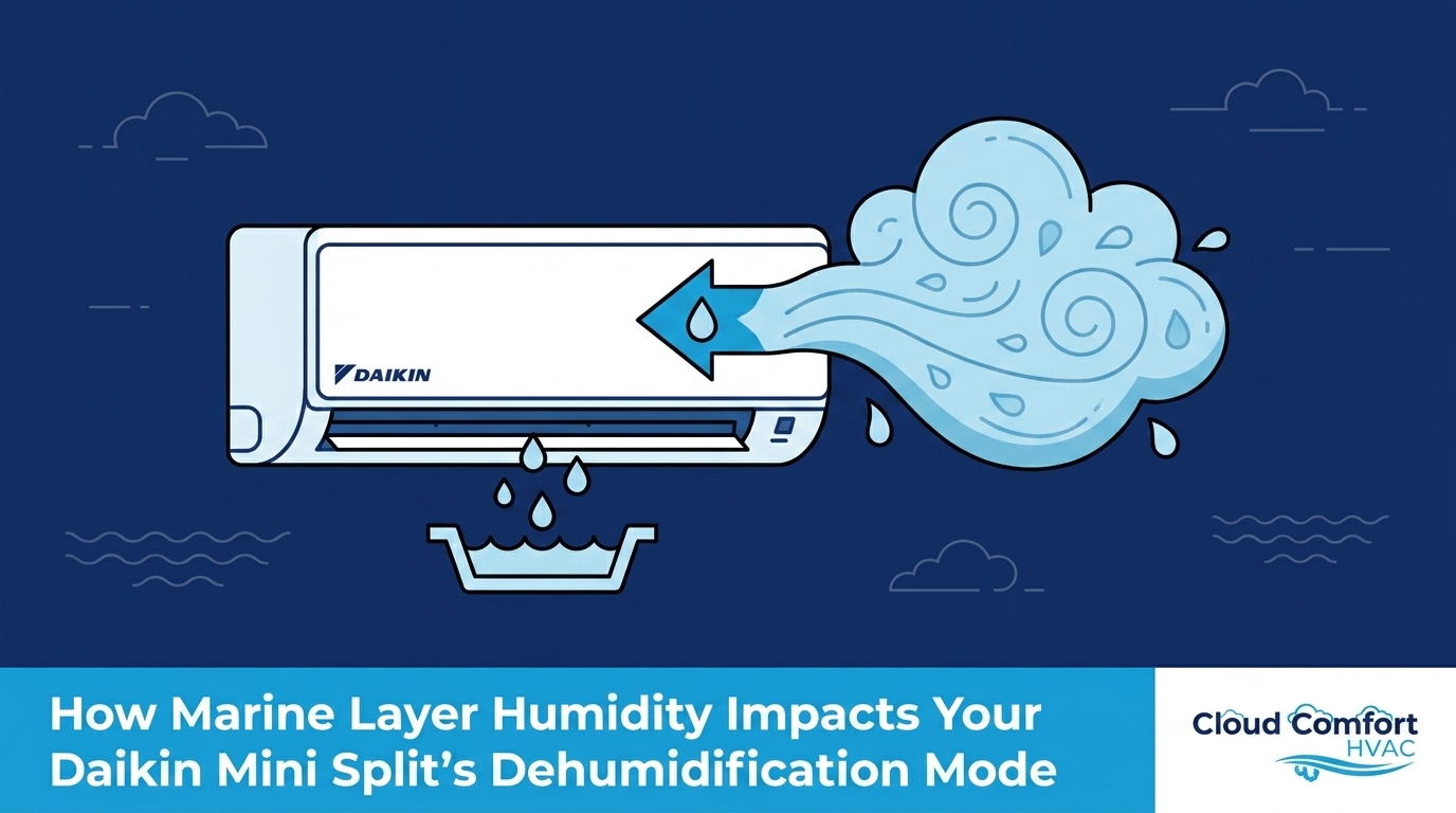 How Marine Layer Humidity Impacts Your Daikin Mini Split's Dehumidification Mode
