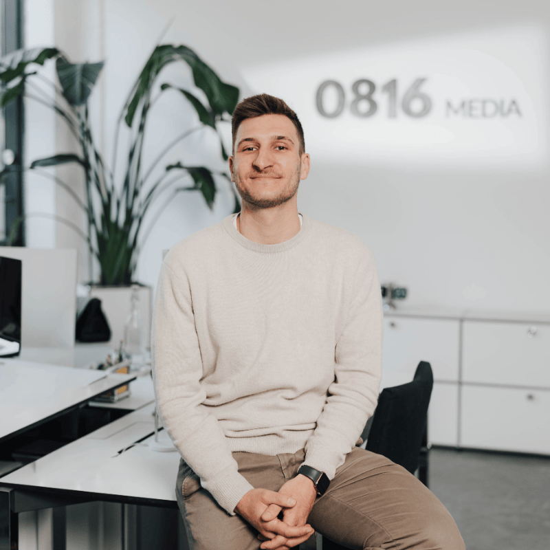 Gideon Koch, Geschäftsführer der 0816 Media GmbH