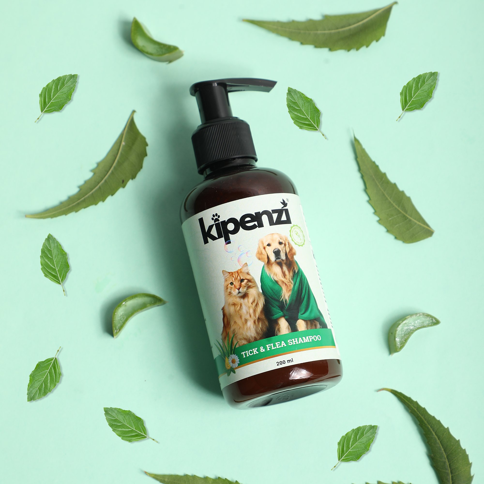 Tick and Flea Shampoo for Dogs & Cats