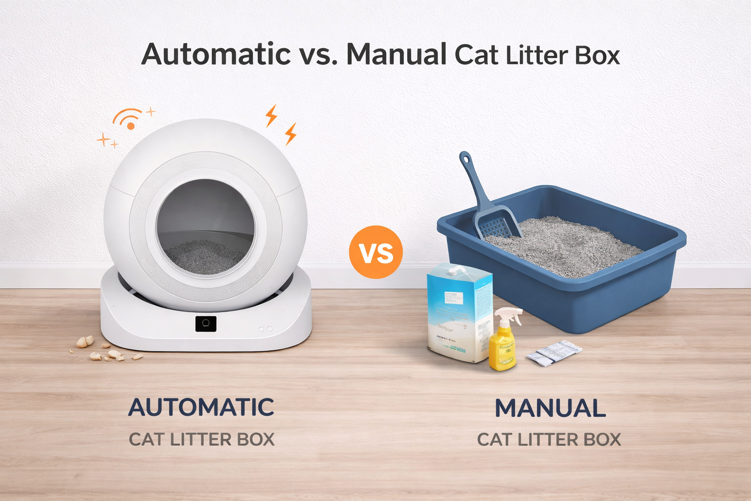 Self-Cleaning vs Manual Cat Litter Box: Which Is Actually Right for Your Cat?