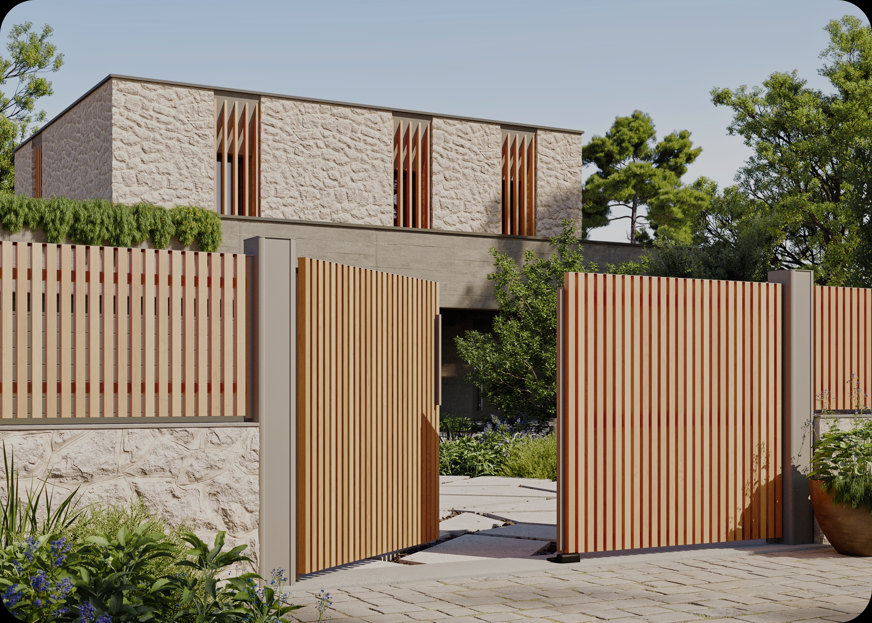 Portails & Clôtures Header - Rizzi Fermetures