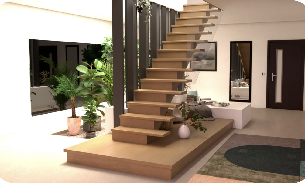 Escaliers en bois