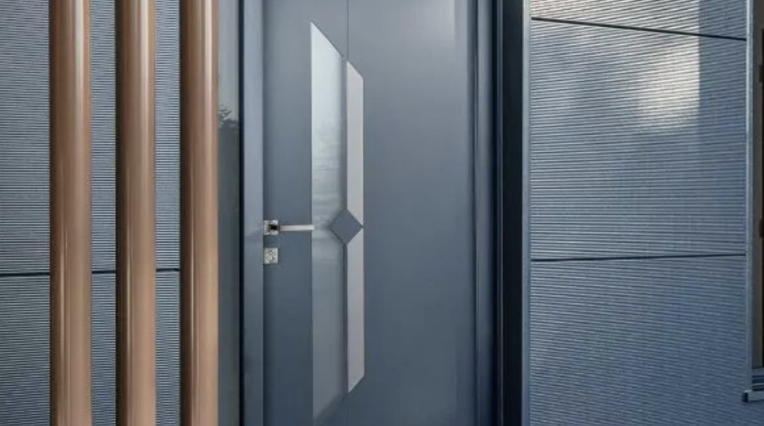 Portes d'entrée en aluminium