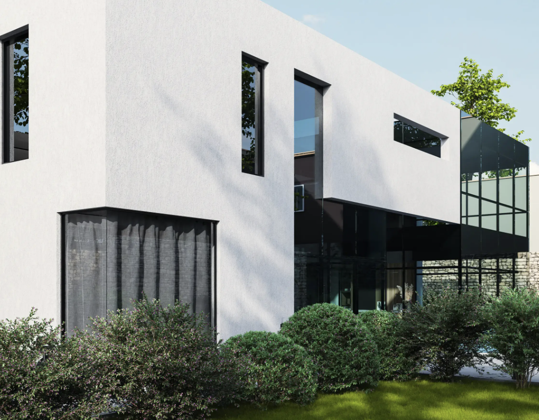 Baies vitrées en bois & aluminium