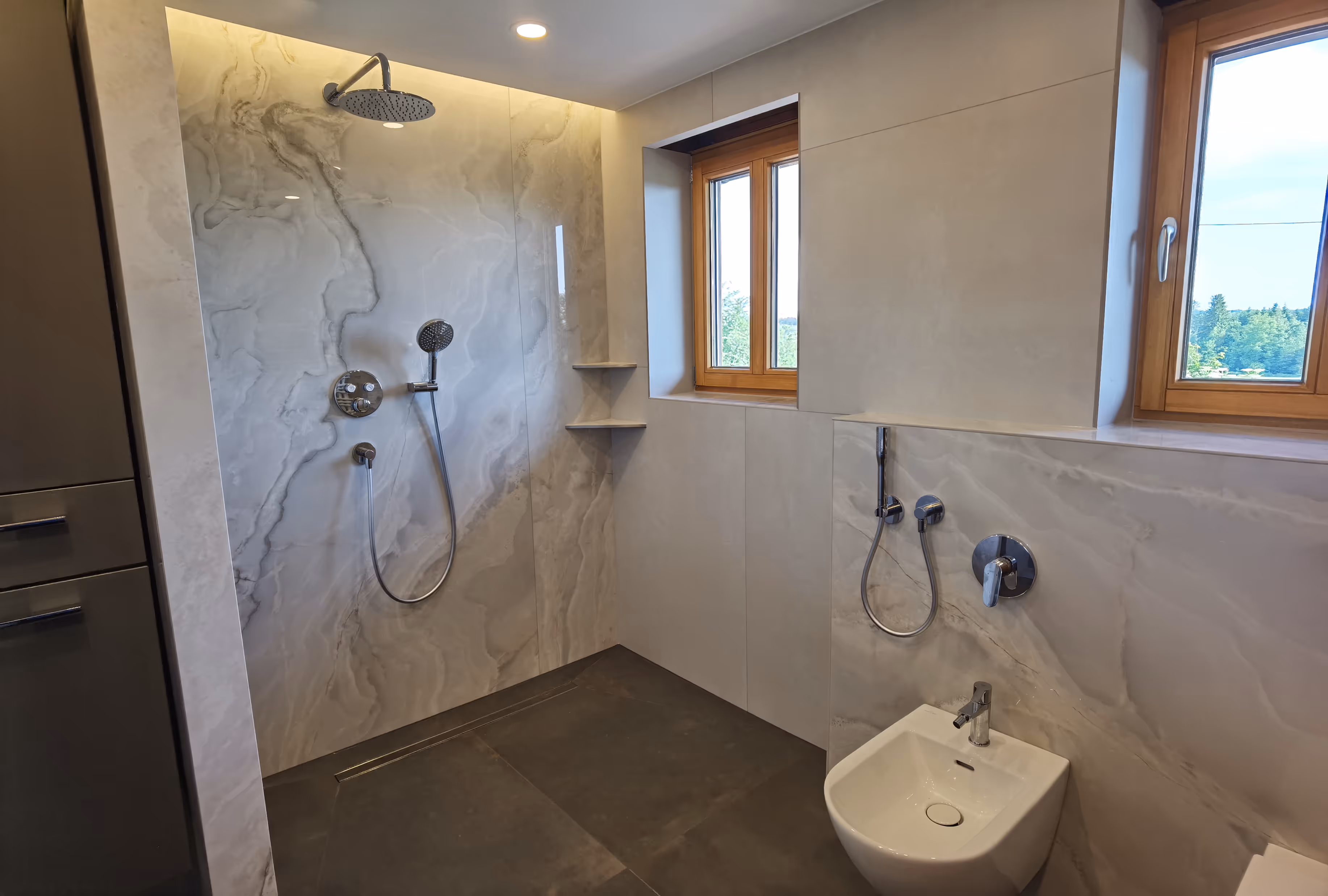 3D Badplanung, echtes Bild Fliesen Mühldorf - Merx