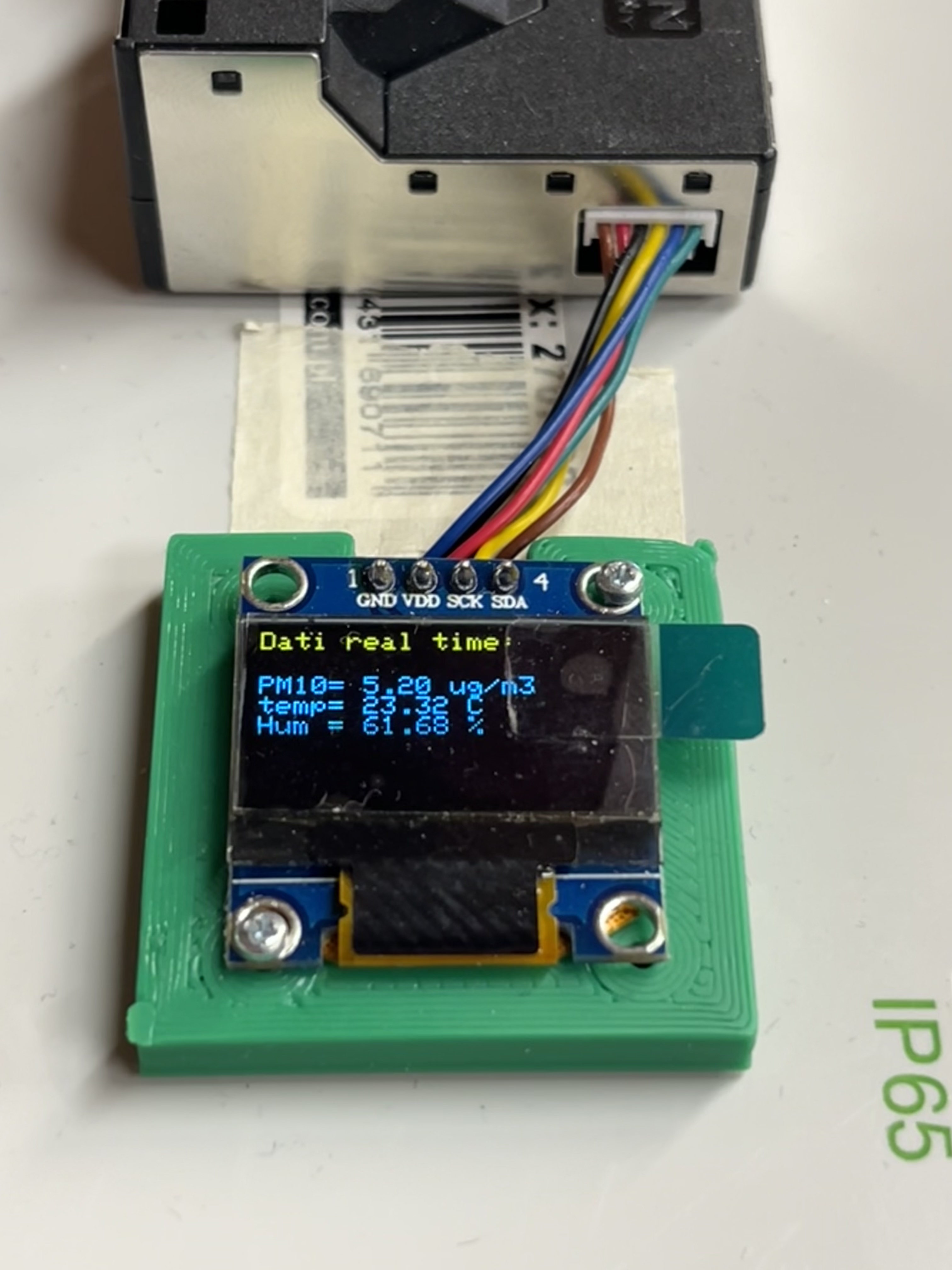 Schermo LCD per la centralina di Oltre Il Domani