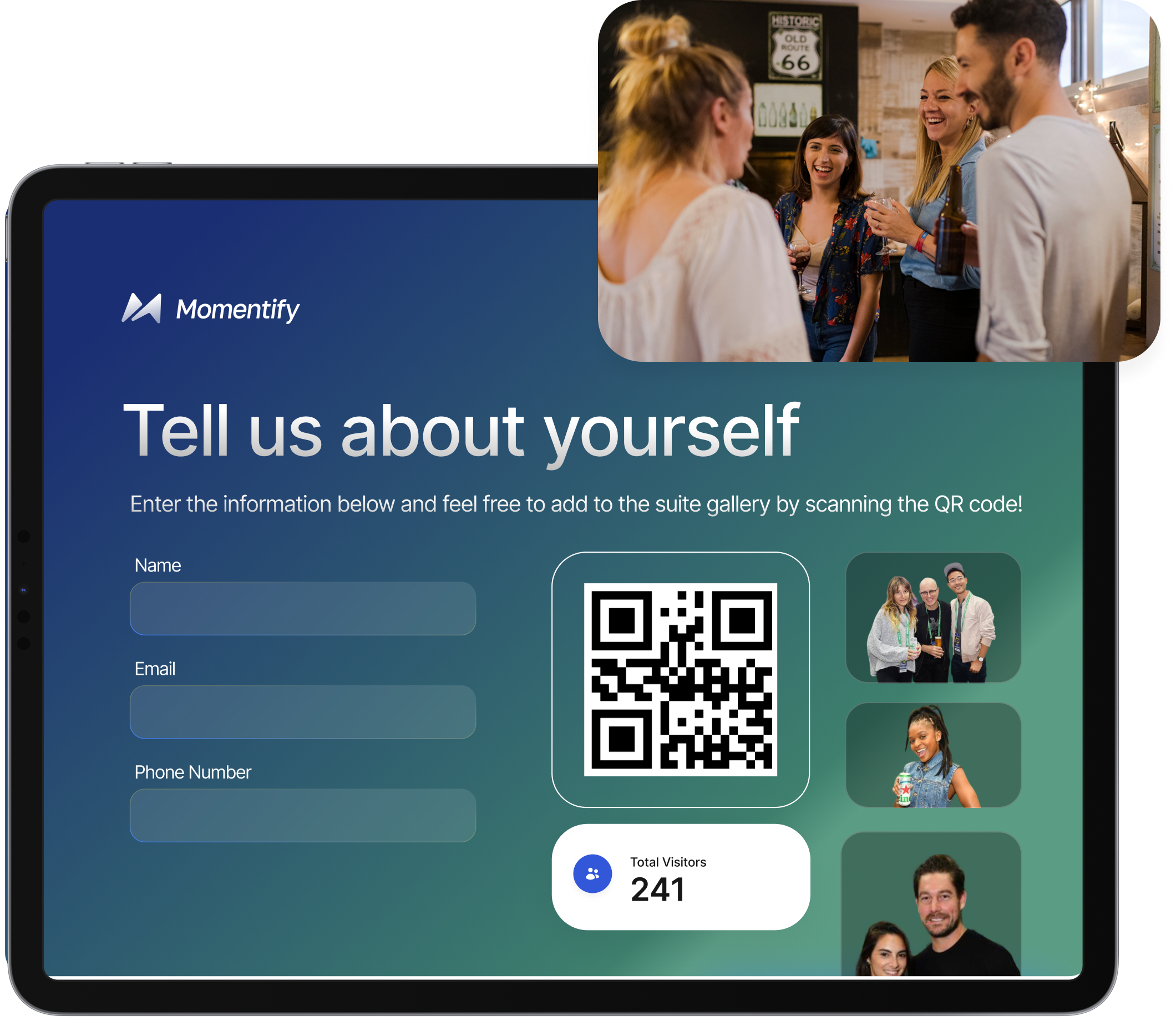 Momentify Product Homepage