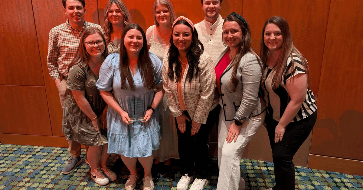 The award recipients of the APhA Chapter Achievement Award