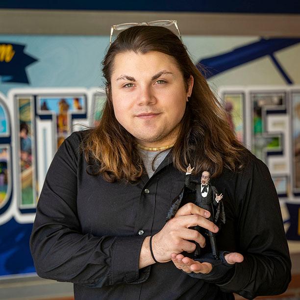 Andrew Lawson had a hand in designing this Phantom of the Opera collectible figure.