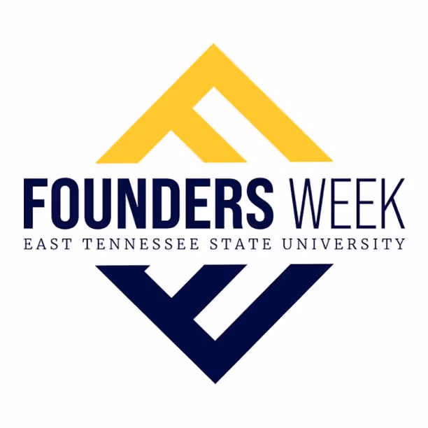 Founders Week at East Tennessee State University wordmark