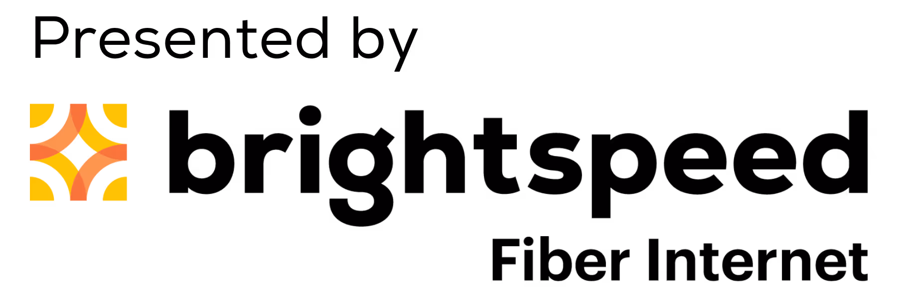 A logo that says "Presented by brightspeed Fiber Internet"