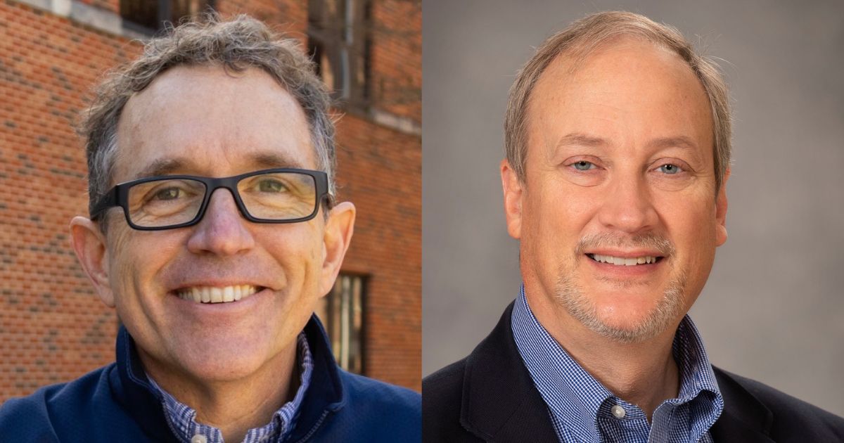 Portraits of Dr. Stephen Marshall and Dr. Ron Roach.