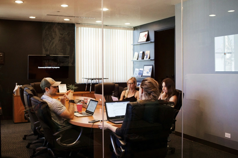 workplace and two guys