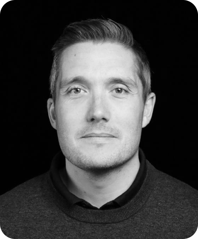 Black and white headshot of Kyle Jenner 