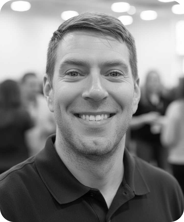 Black and white headshot of Gunnar Grosch