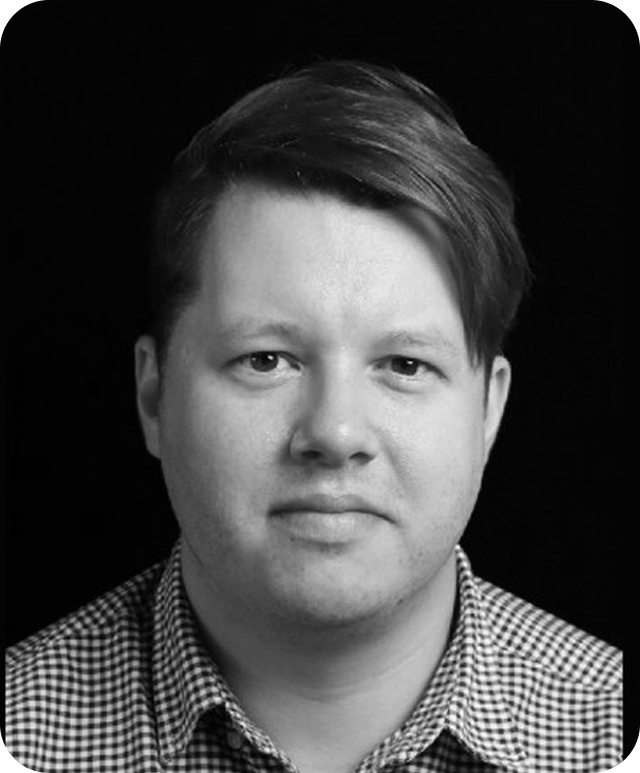 Black and white headshot of Ben Moses, Principal Solutions Architect @ AWS