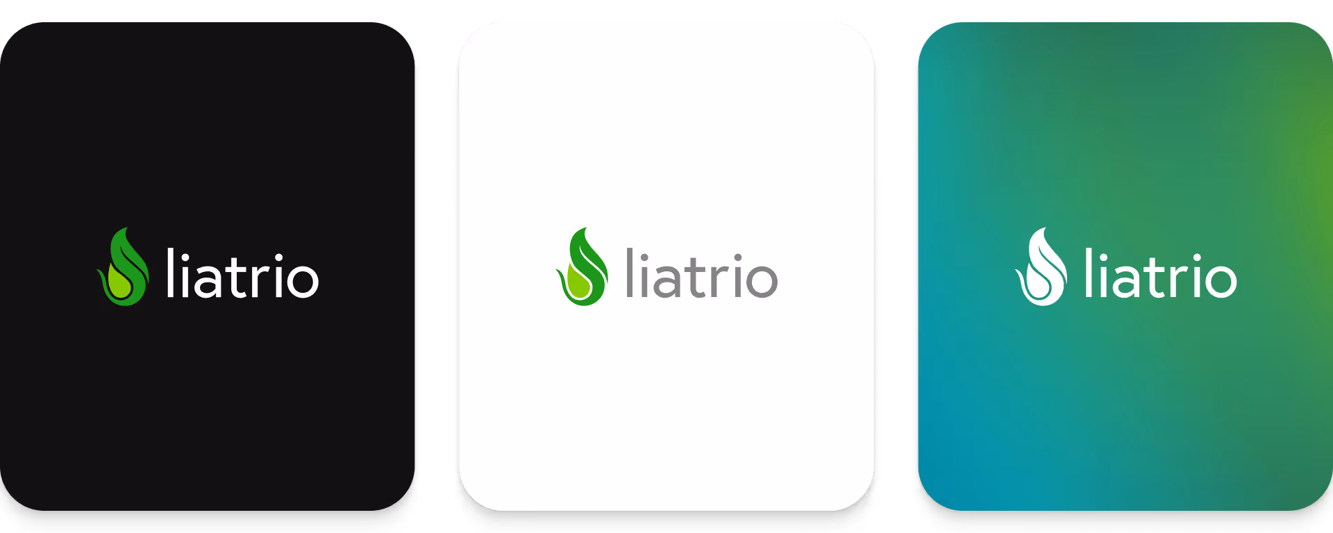Liatrio logo lockups for dark, light, and alt modes.