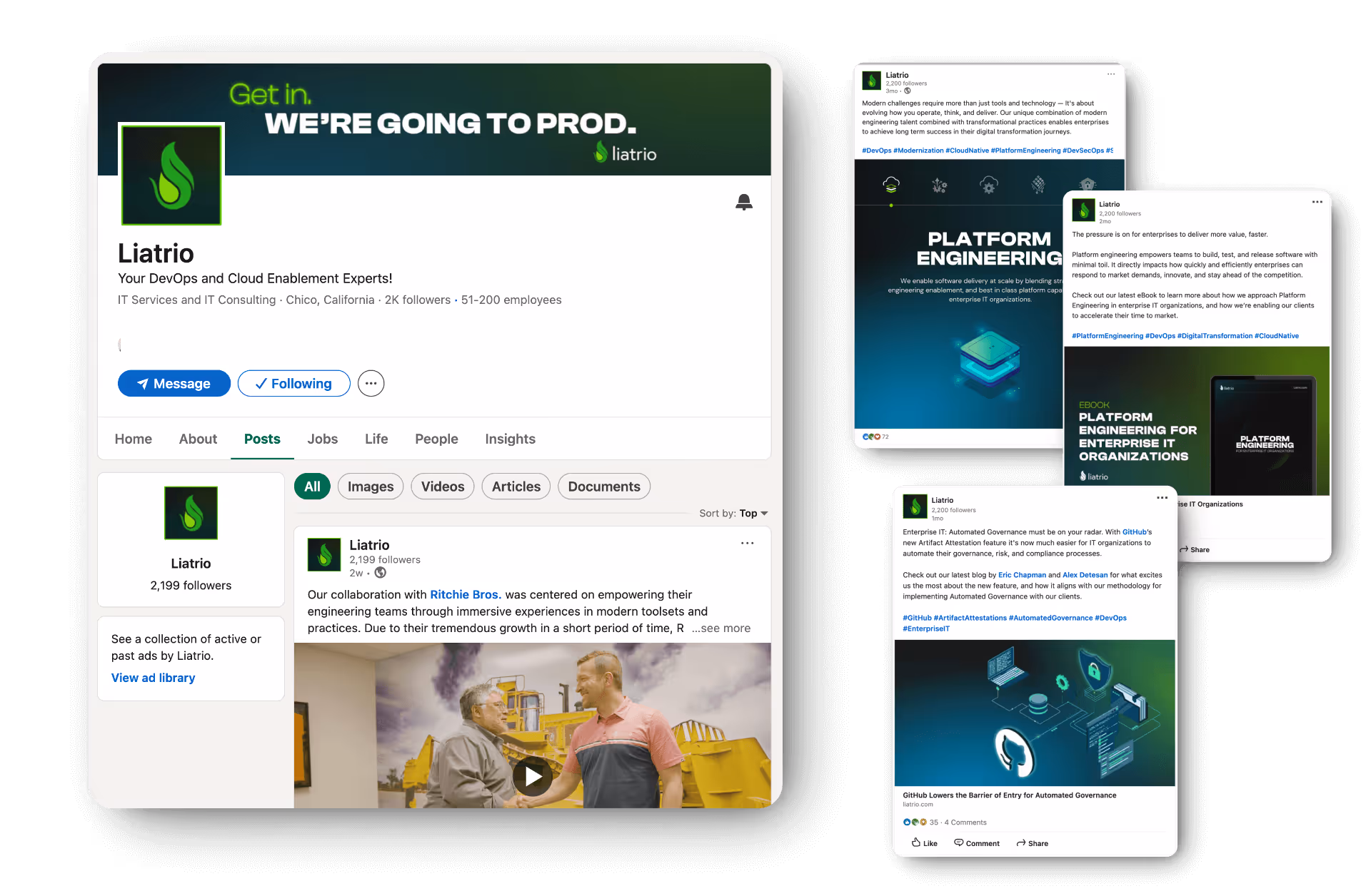 Liatrio social media post examples