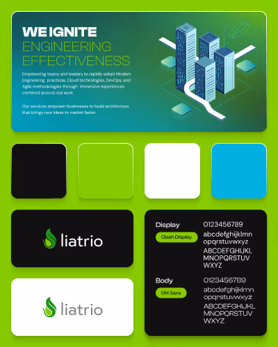 Liatrio visual identity project thumbnail
