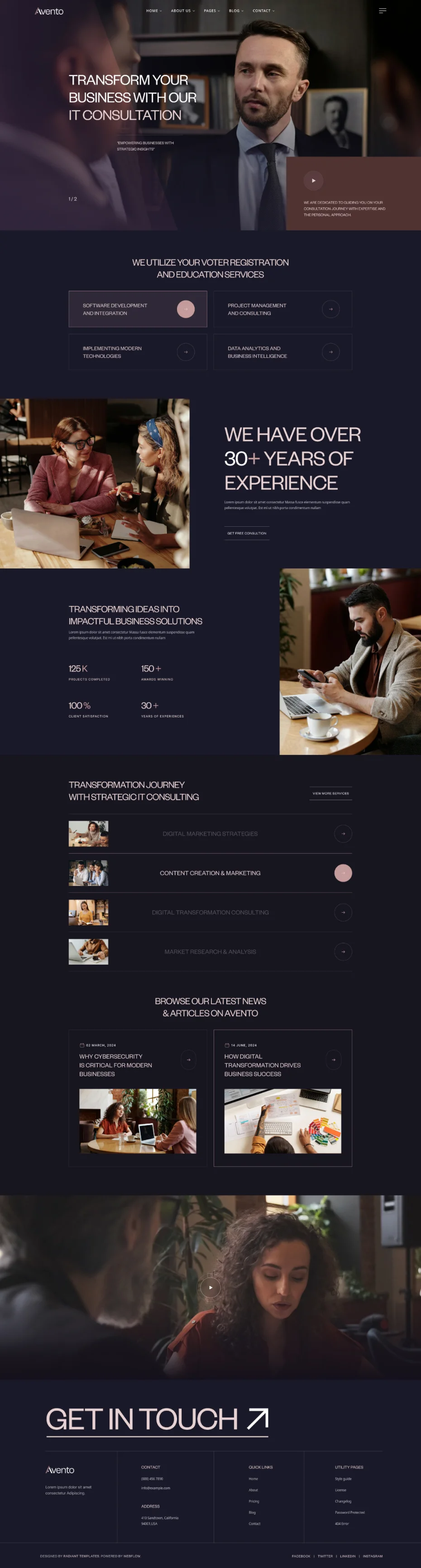 Home Page Preview