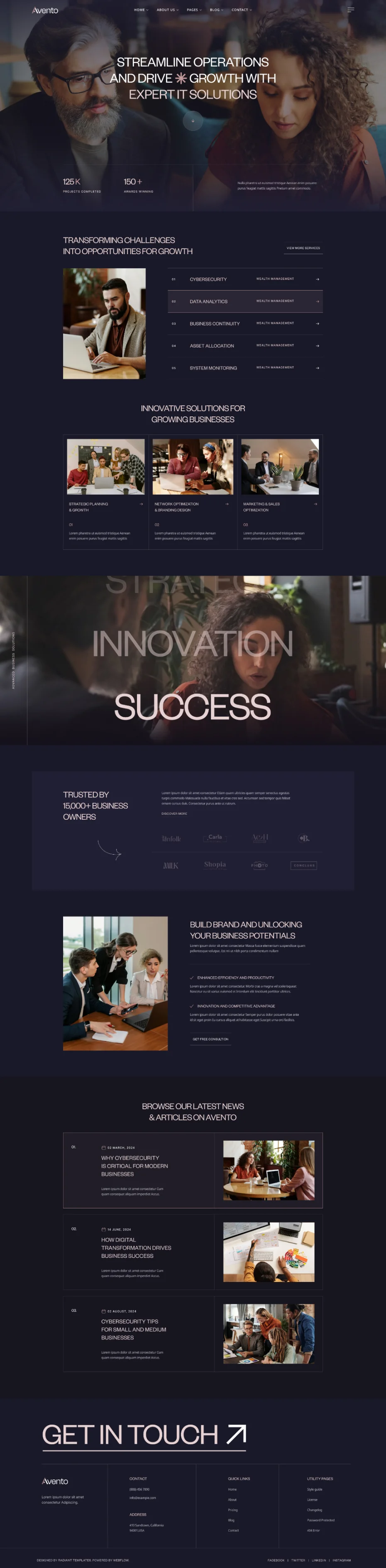 Home Page Preview