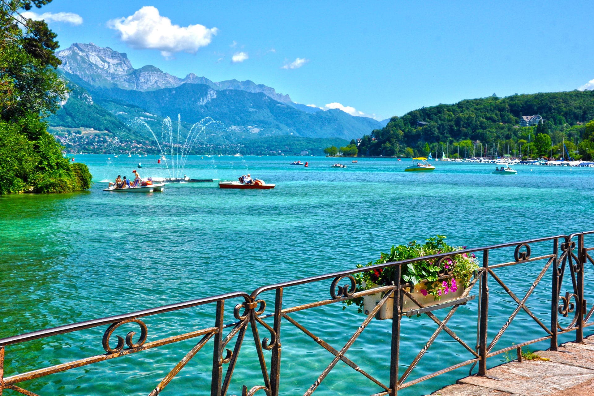 Annecy jet d'eau