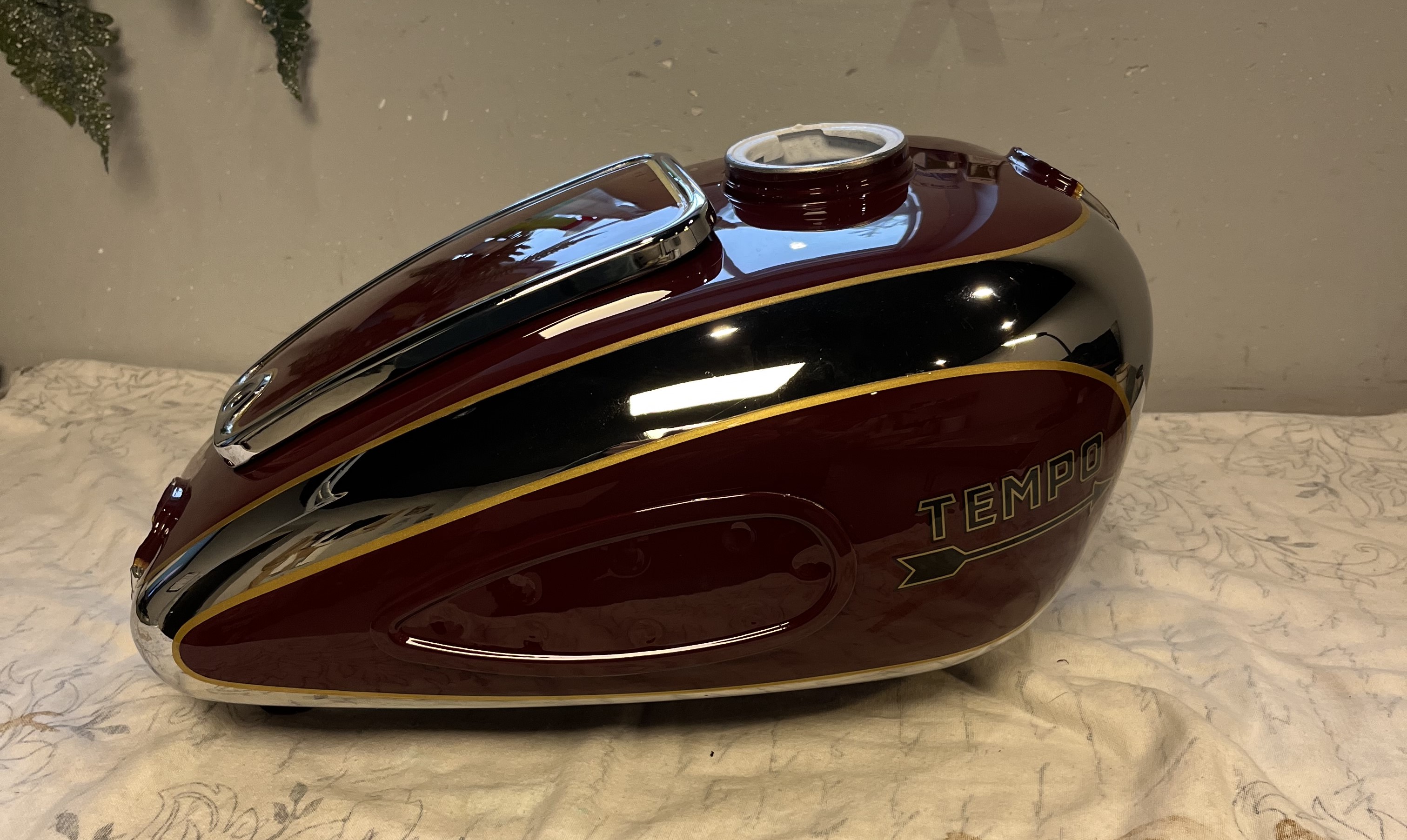 Ble levert inn ferdig krommet.