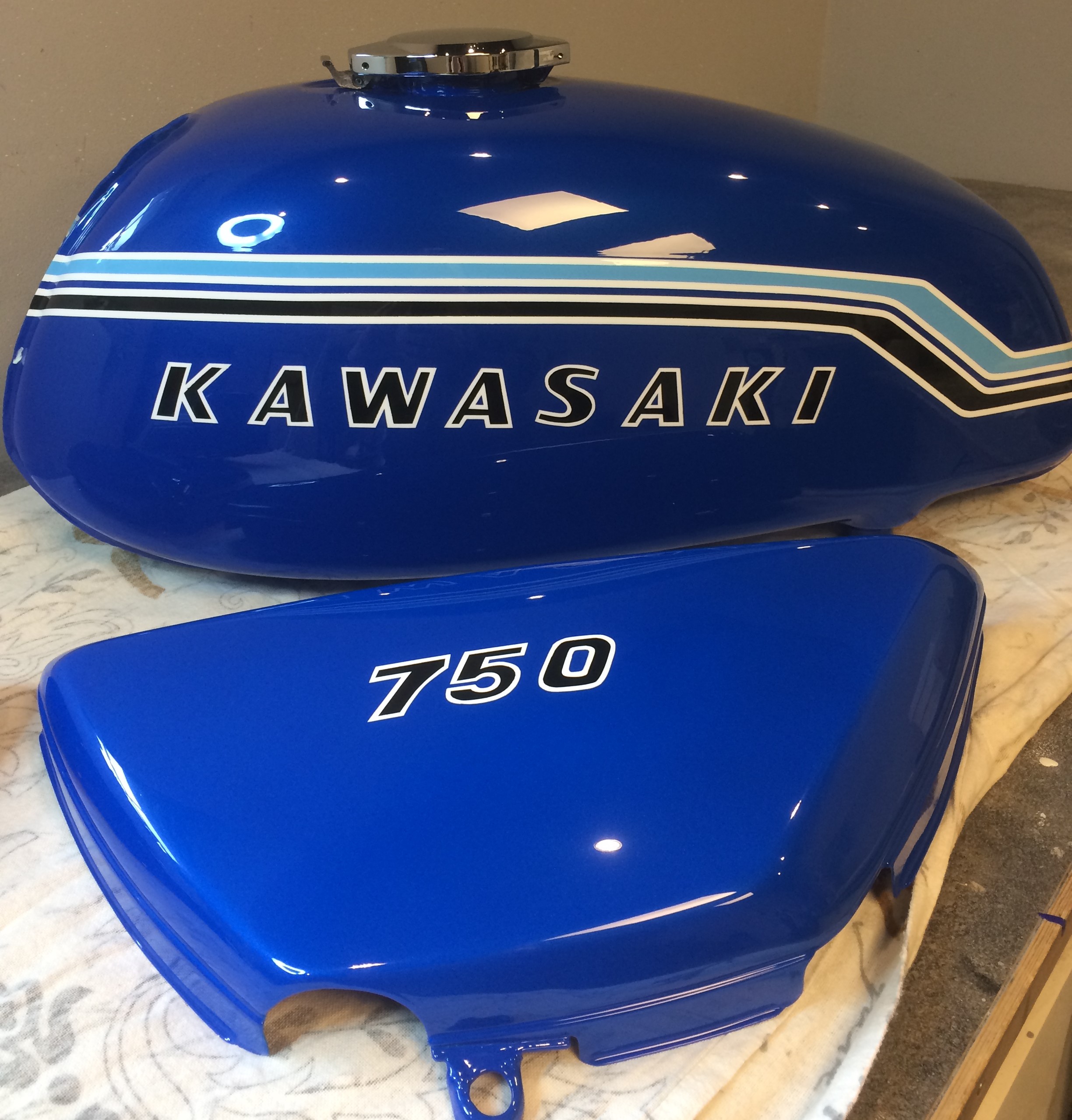 Samme kunde men med ny sykkel og litt annerledes blå tone