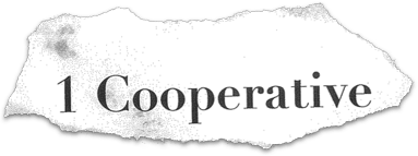 Torn paper with the word 'Cooperative' as a title.