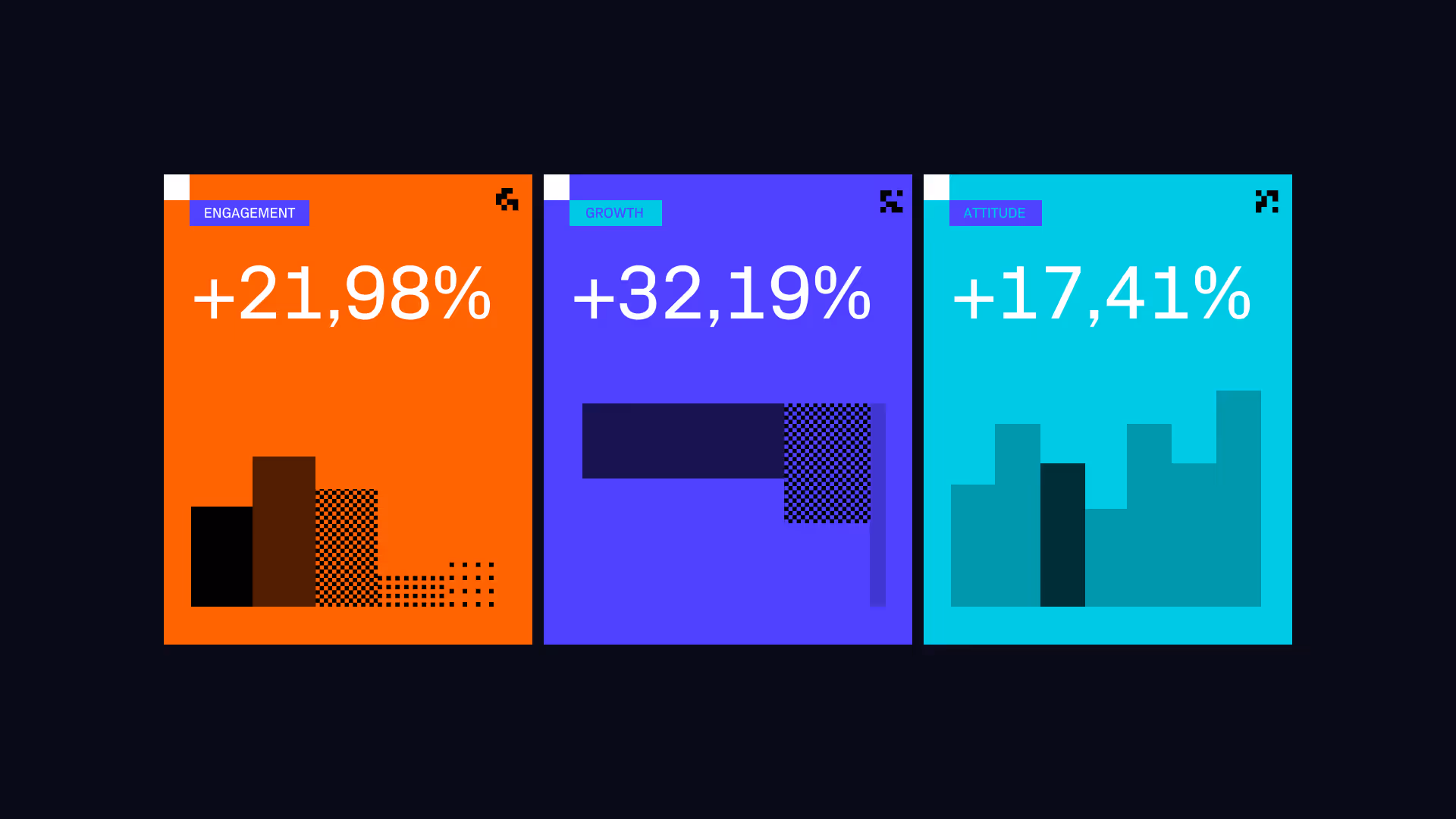 Motion glitch element from Omnimatrix brand system