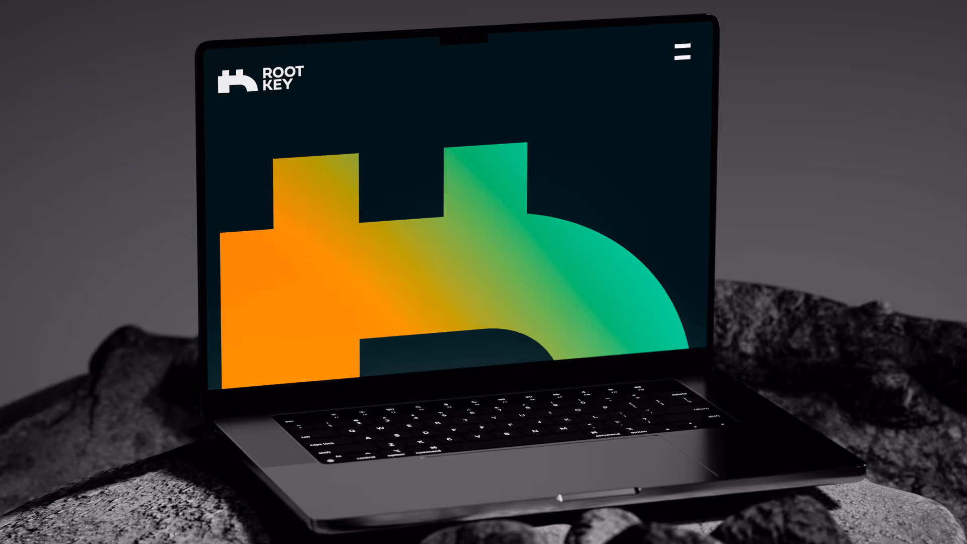 Sharp and modern typeface for crypto brand