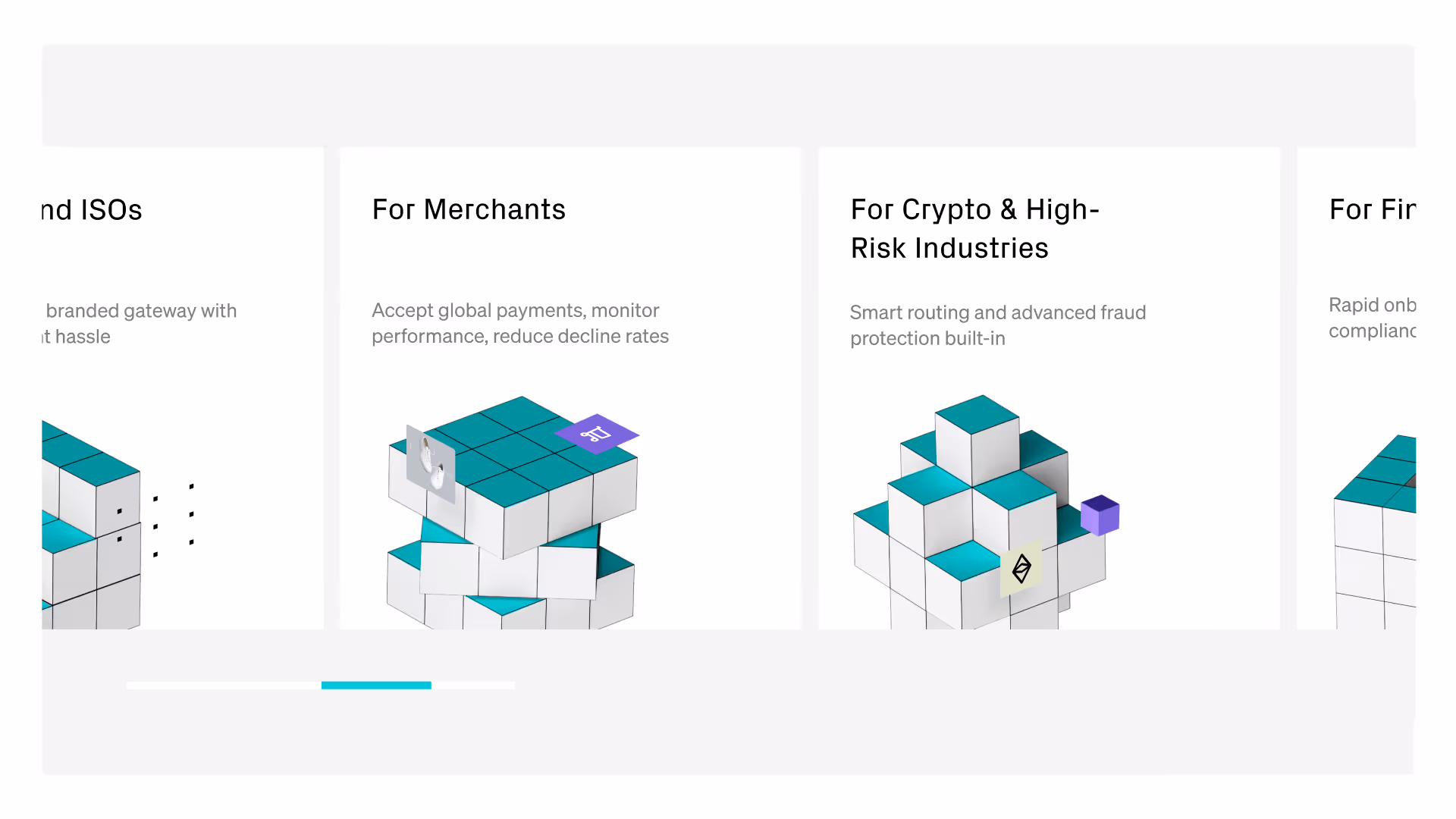 User interface element from MatrixPay fintech website