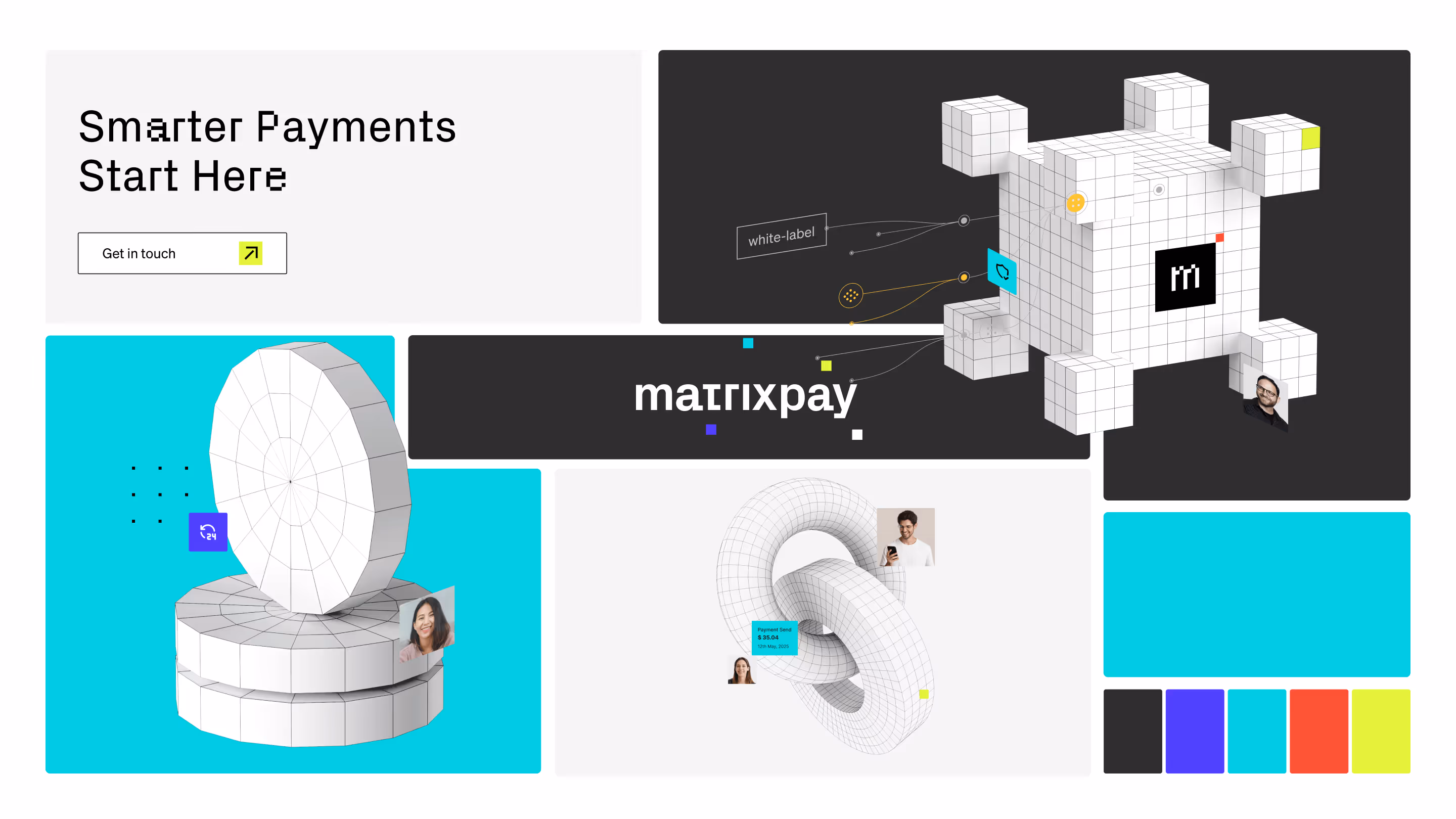 Visual strategy for MatrixPay brand development