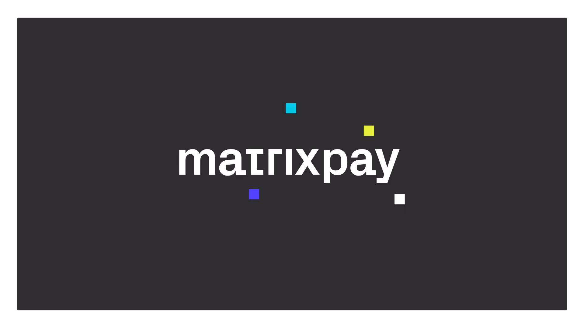 MatrixPay logo design for fintech payment gateway