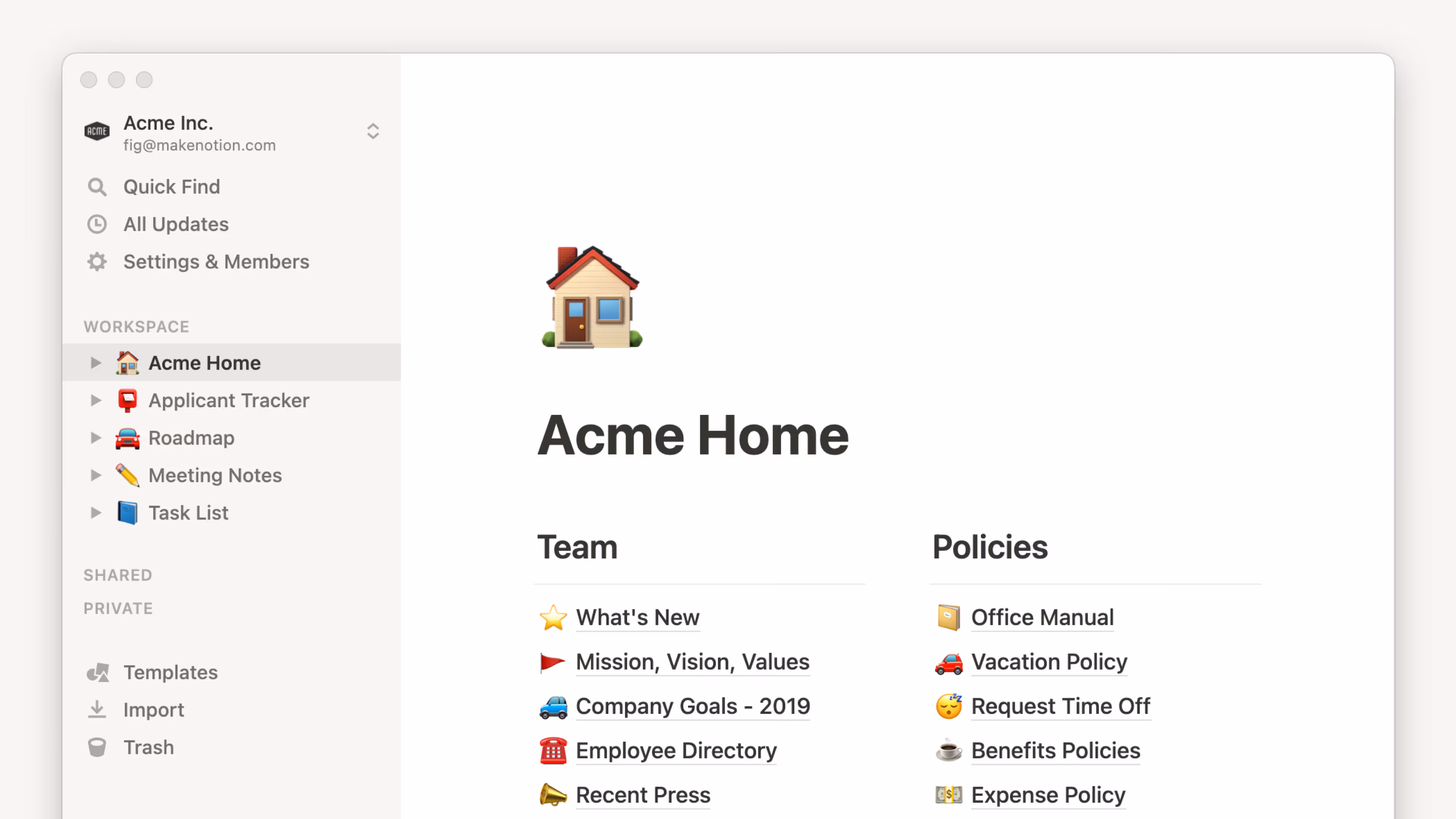 Notion: All-in-one tool that adapts to your workflow