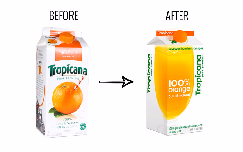 Tropicana's 2009 Packaging Rebrand