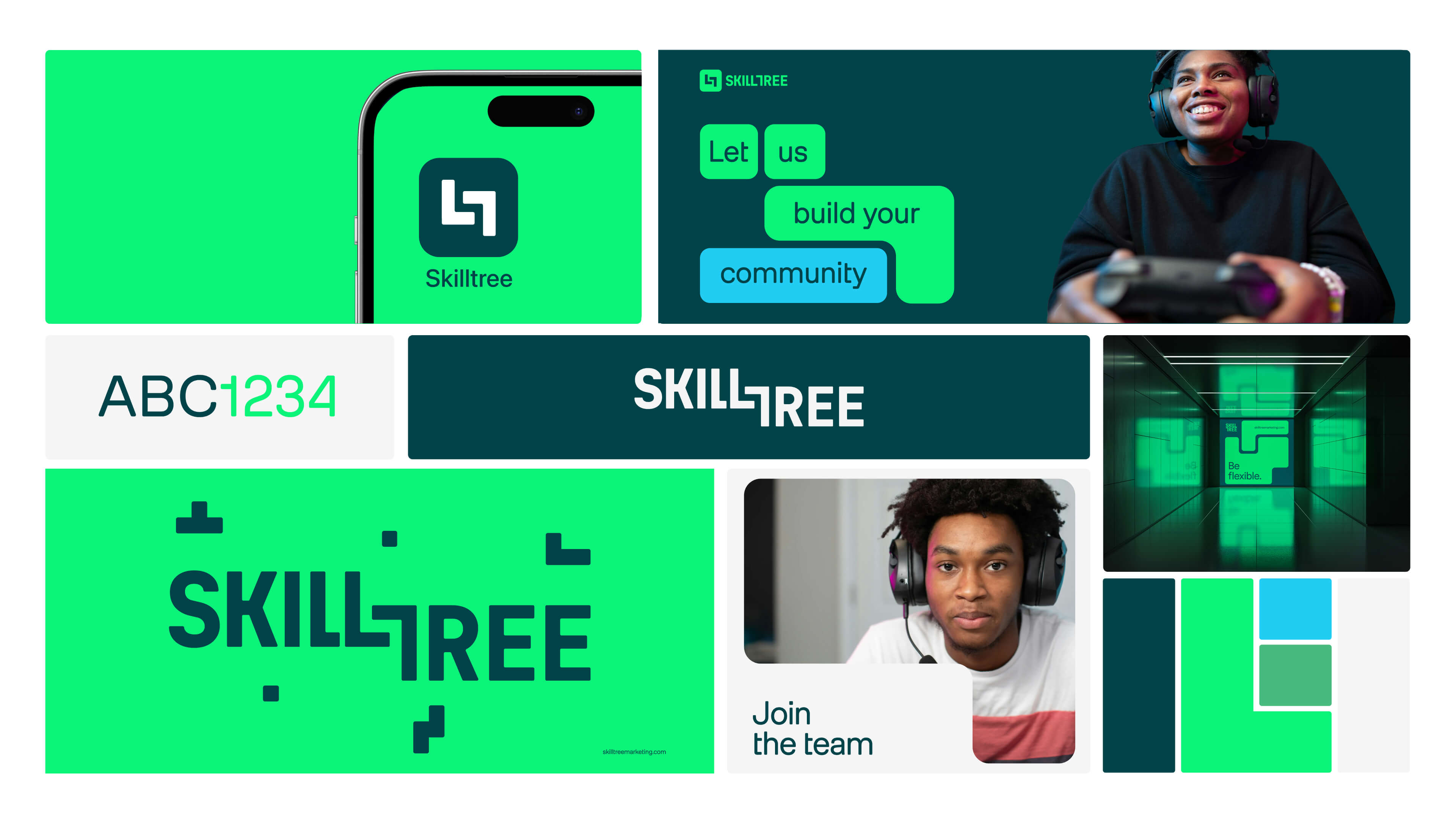 Visual identity for AI-driven gaming marketing startup