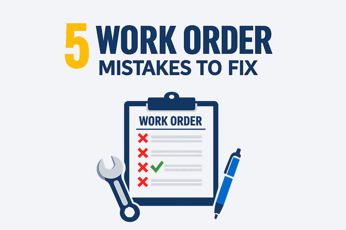 Common work order mistakes