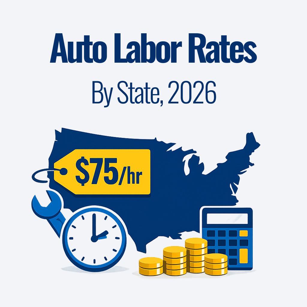 Auto labor rates by state 2026