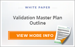 White Paper: Validation Master Plan Outline