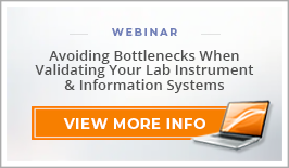 Webinar: Avoiding Bottlenecks When Validating Your Lab Instrument & Information Systems