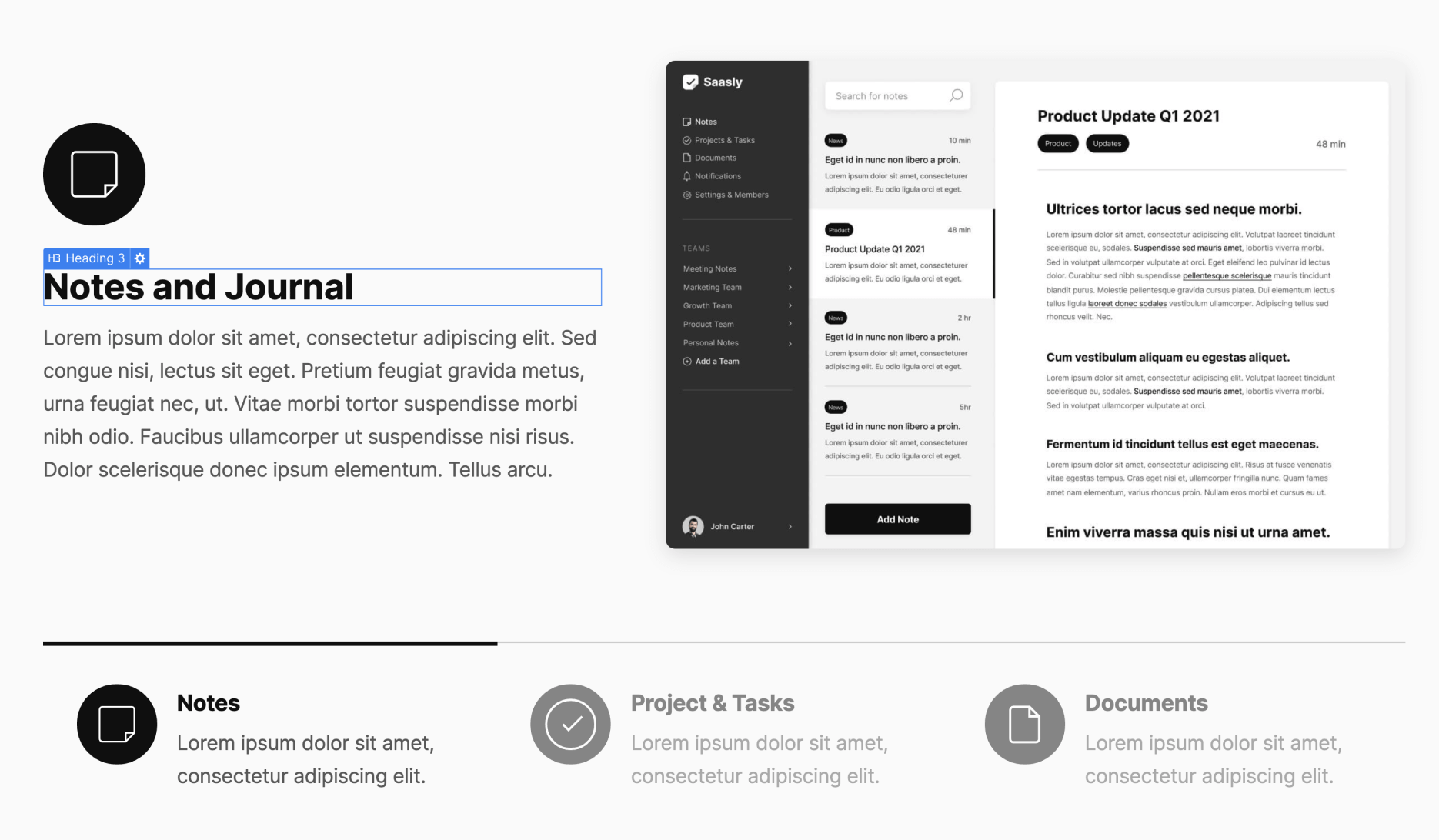 Static Content - Saasly Webflow Template