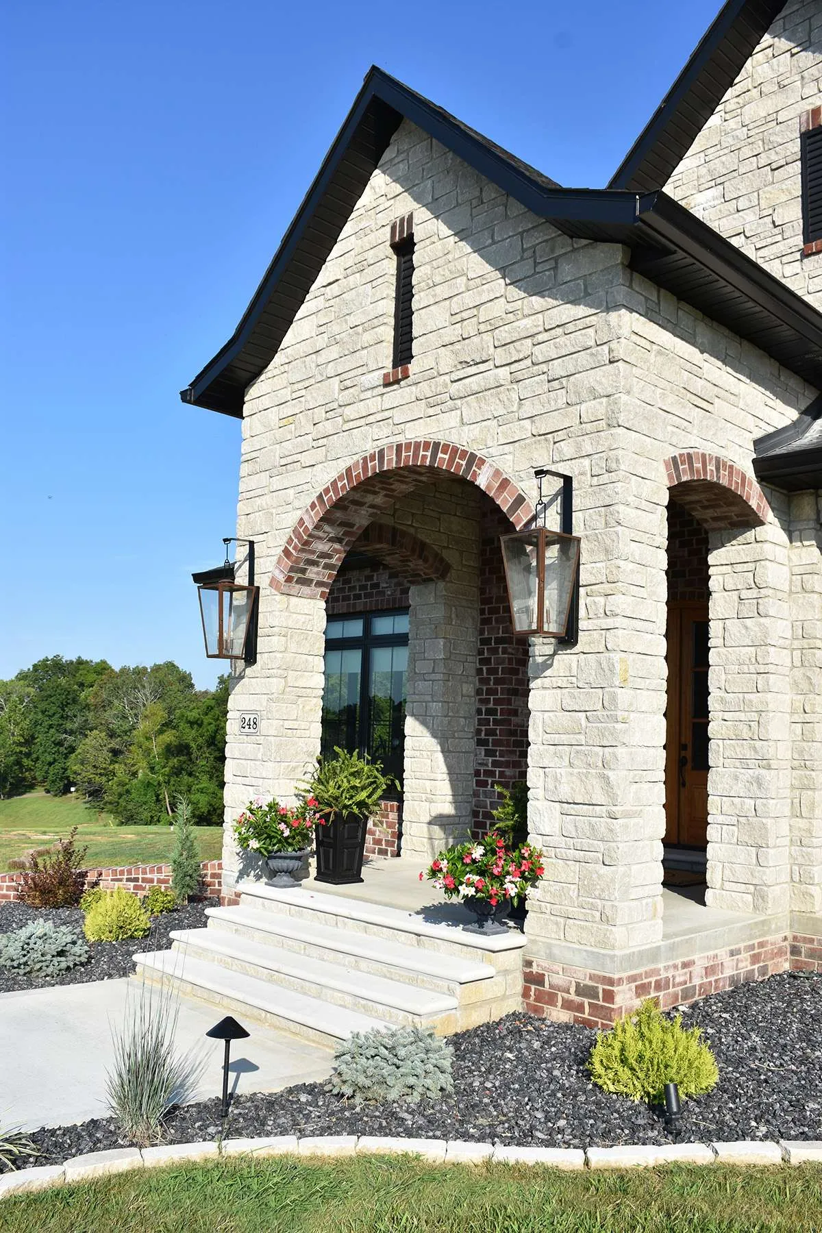 Pewter Mist Tumbled stone house