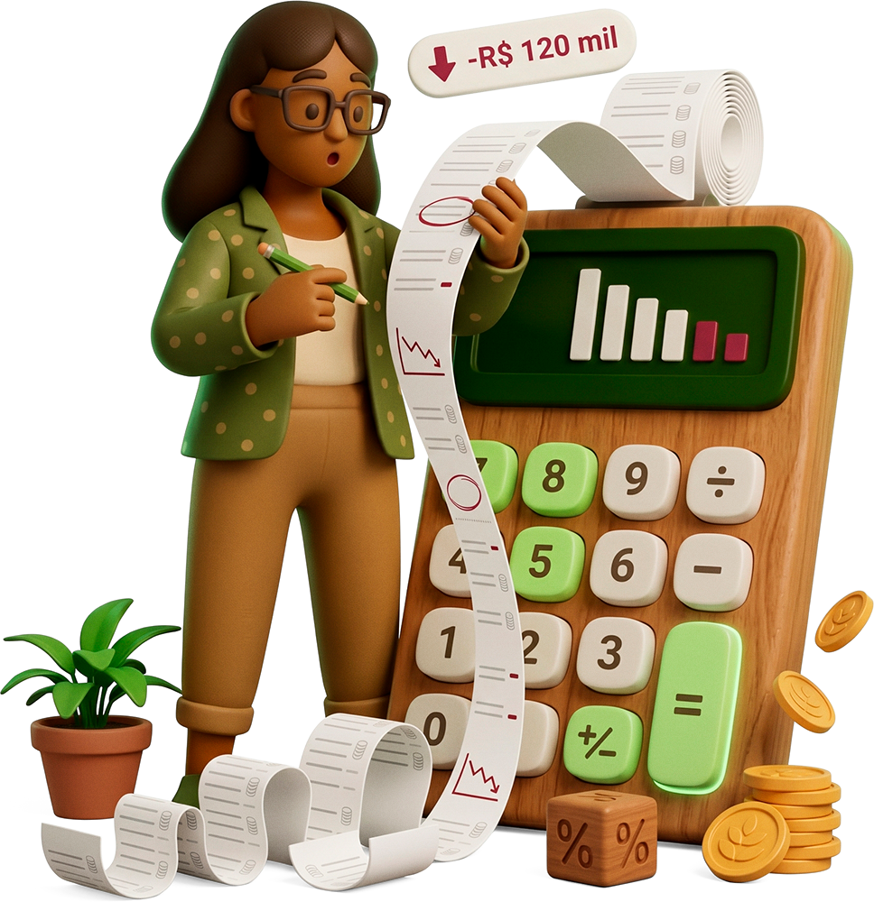 Profissional de CS surpresa ao ver na calculadora a perda de receita causada pelos cancelamentos