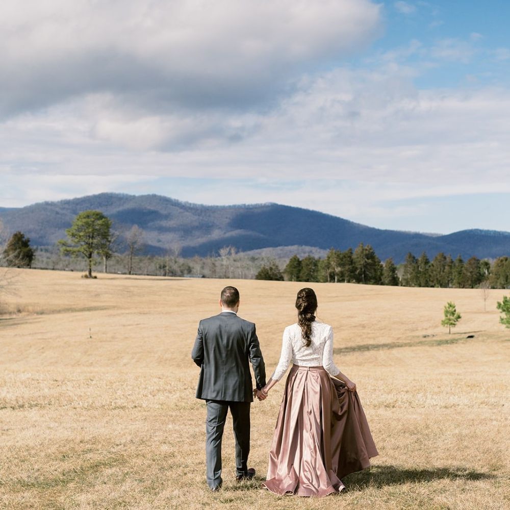 A landscape picture from Kirsten's wedding
