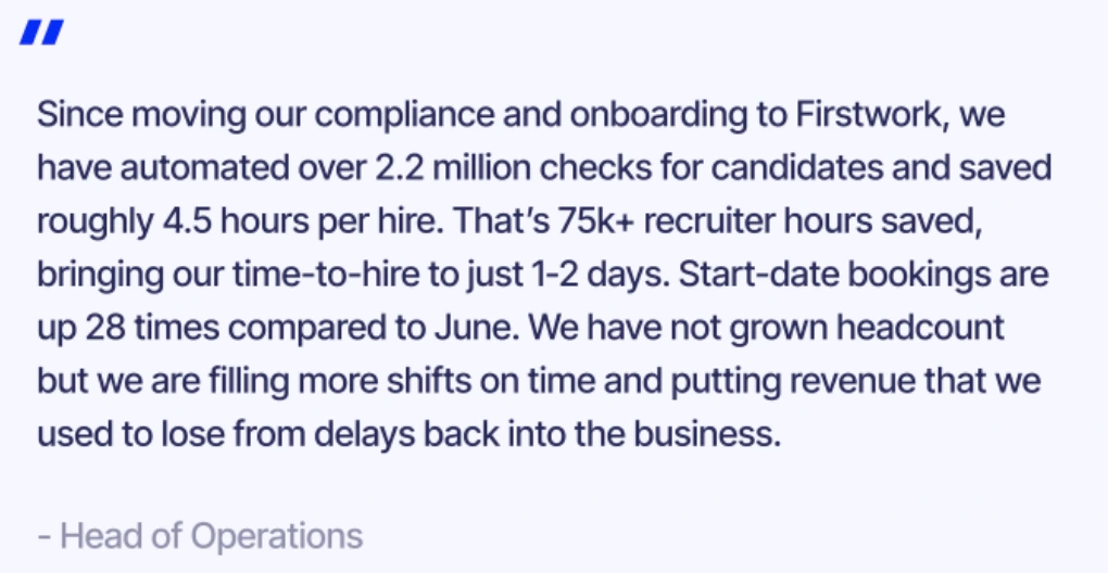 Customer Testimonial