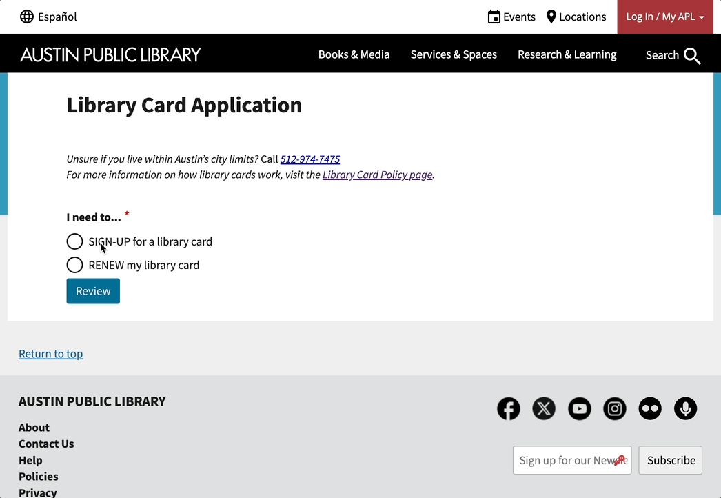 The first conditional interaction on the Drupal prototype