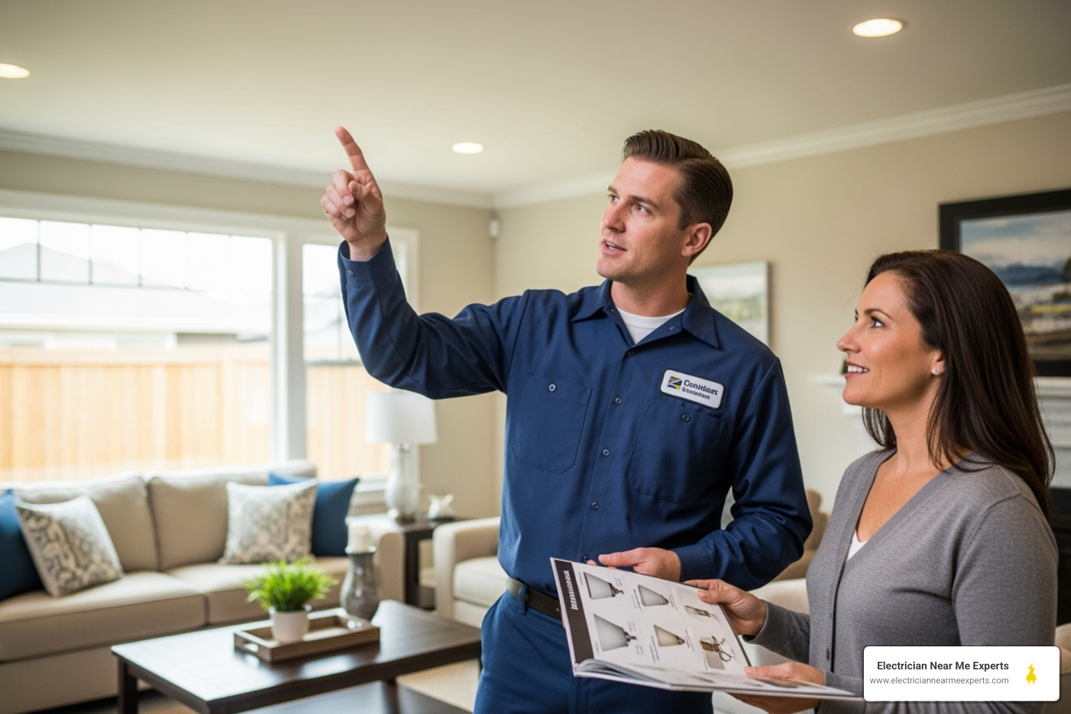 electrician consulting homeowner - indoor lighting installation mckinney electrician consulting homeowner - indoor lighting installation mckinney