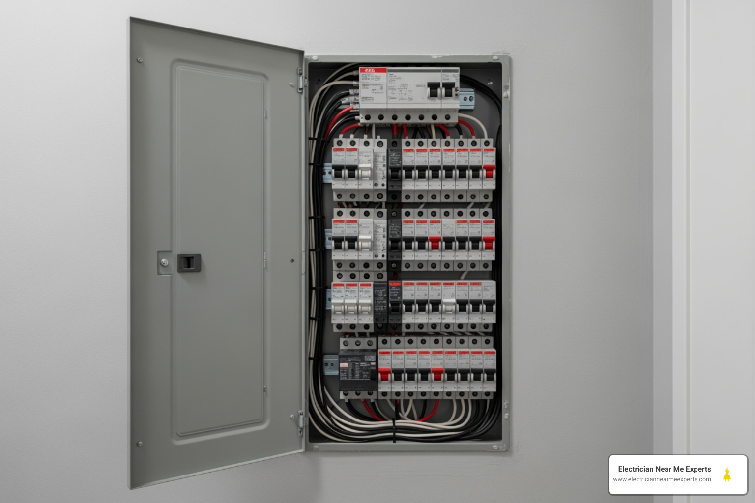 modern electrical breaker panel - breaker replacement service plano